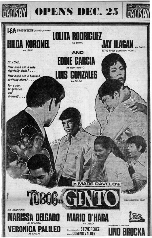 Tubog sa ginto (1970) постер